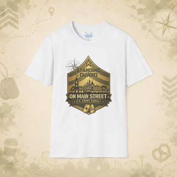 Standing Guard on Main Street U.S. Army Family Theme Park Shirt
