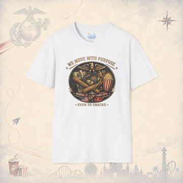 We Move With Purpose Marine Snack Shirt