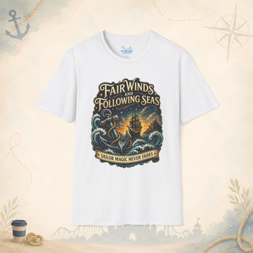 Fair Winds Navy Theme Park Shirt
