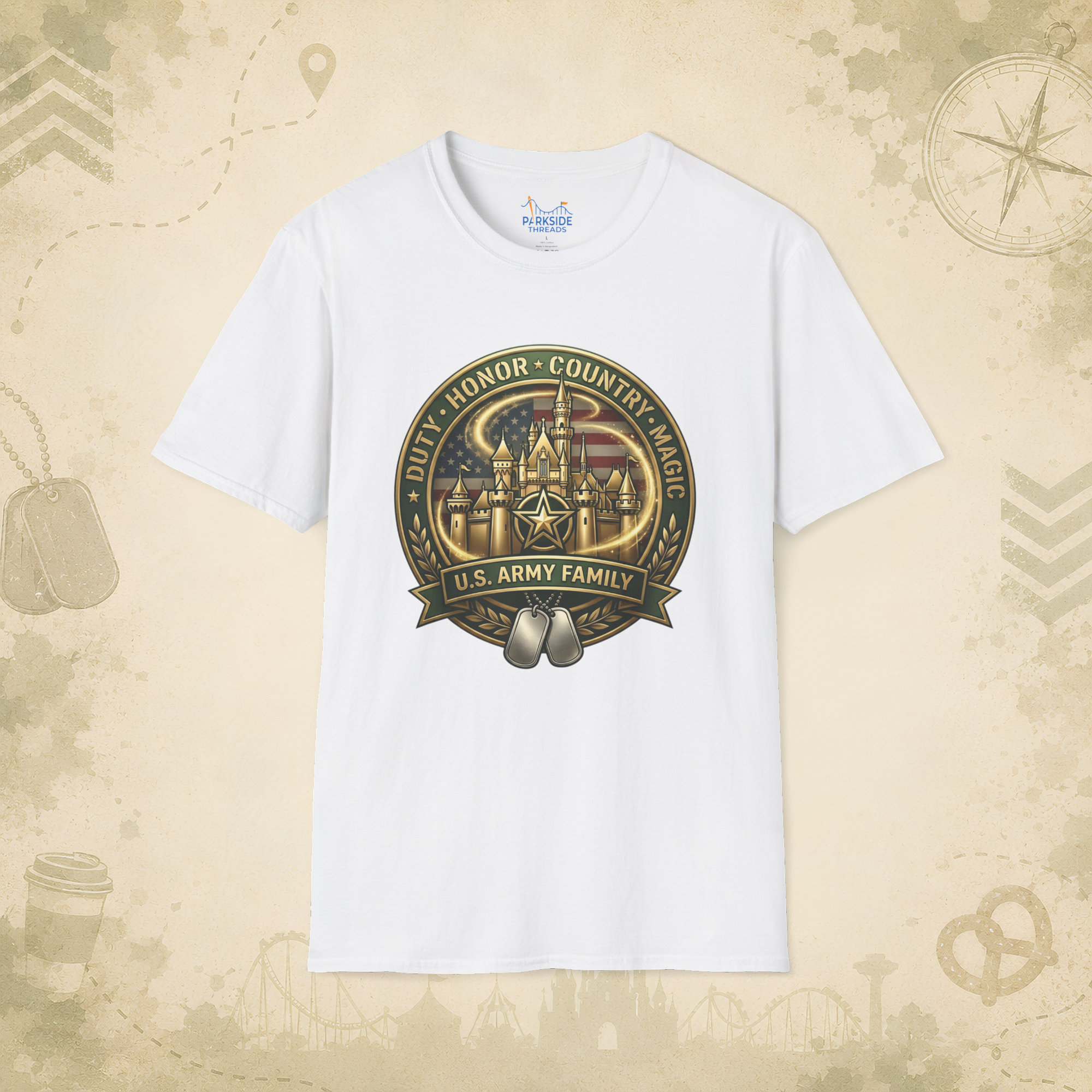 Duty Honor Country Magic Army Family Shirt