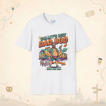 Galaxy’s Best Dad Bod Park Dad Shirt – Funny Theme Park Hero Tee