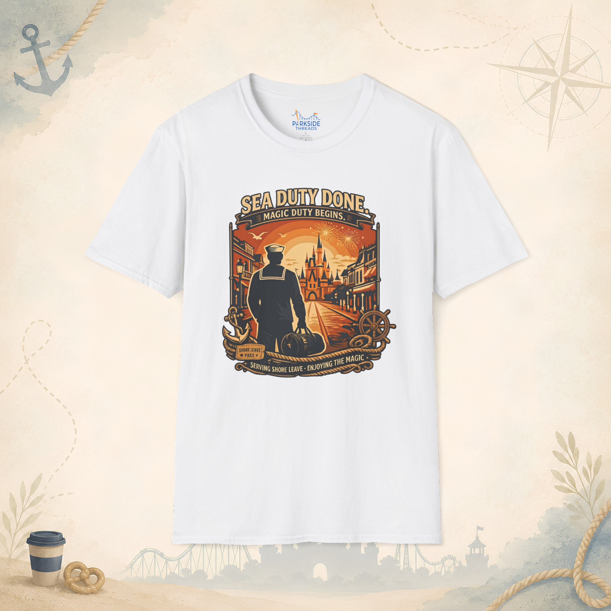 Sea Duty Done Navy Theme Park Shirt