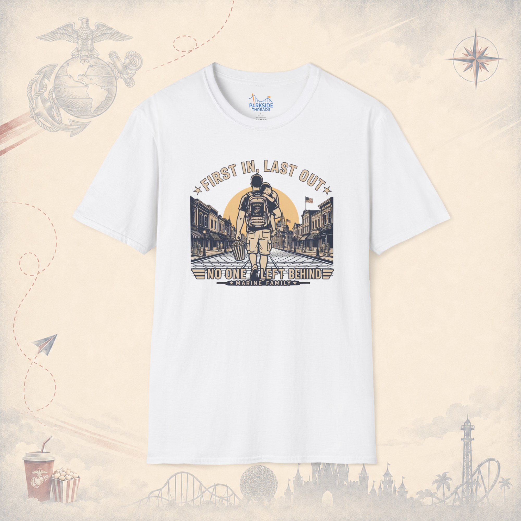 First In Last Out Marine Family Shirt