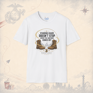 Standing Guard Off Duty Marines Shirt