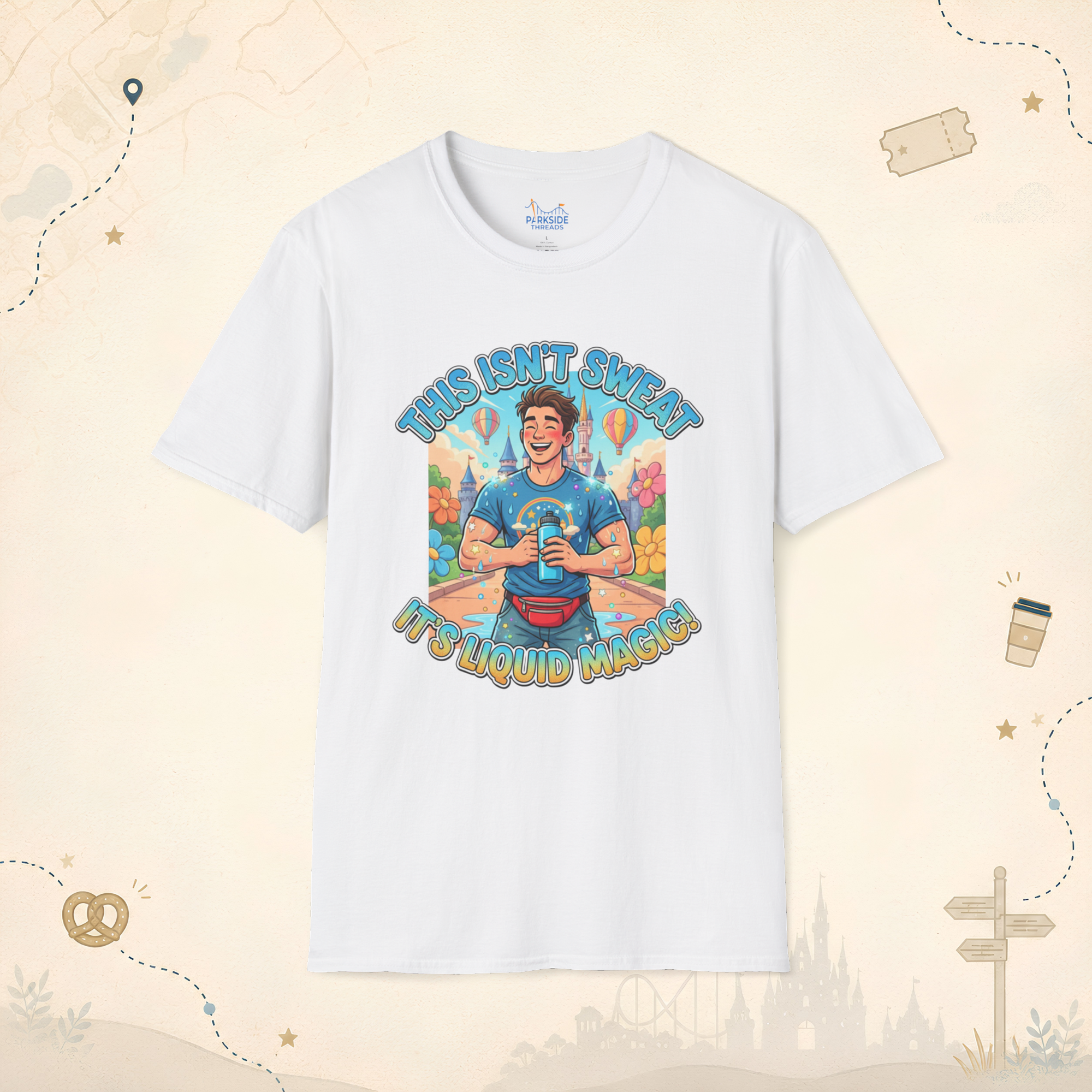 This Isn’t Sweat It’s Liquid Magic Park Dad Shirt – Funny Theme Park Dad Tee