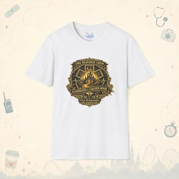 Guardians of the Golden Hour EMS First Responder Theme Park T-Shirt