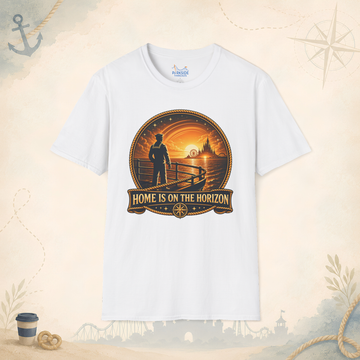 Home Is on the Horizon Navy Shirt