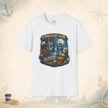 Pirate Life Navy Vacation Shirt