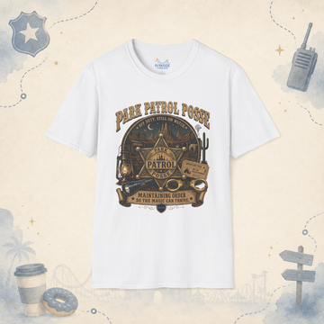Park Patrol Posse Police Officer Theme Park Shirt, Off Duty Cop Western Vacation Tee, Law Enforcement Gift
