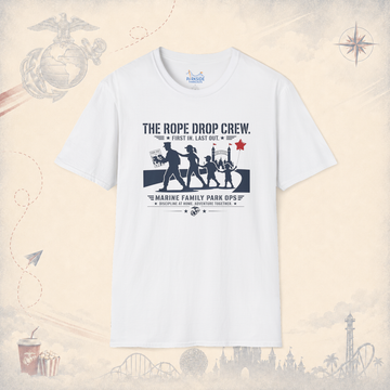 The Rope Drop Crew Marine Family Shirt