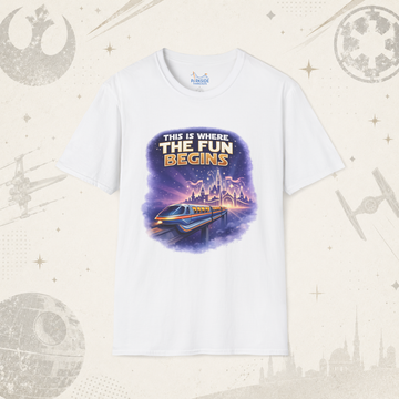 This Is Where the Fun Begins Star Wars Theme Park Shirt