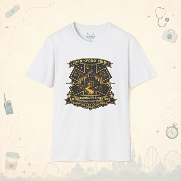 Safeguarding the Adventure EMS First Responder Theme Park T-Shirt