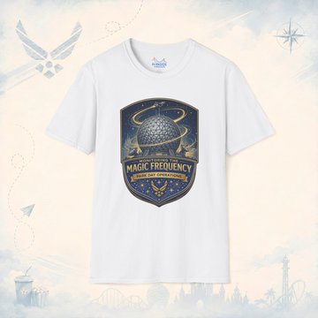 Monitoring the Magic Frequency Air Force Theme Park T-Shirt